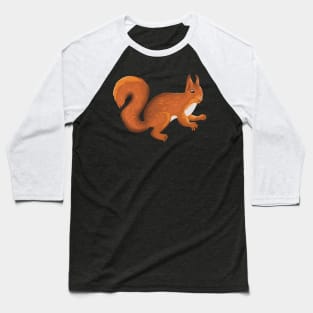 Red Squirrel Baseball T-Shirt